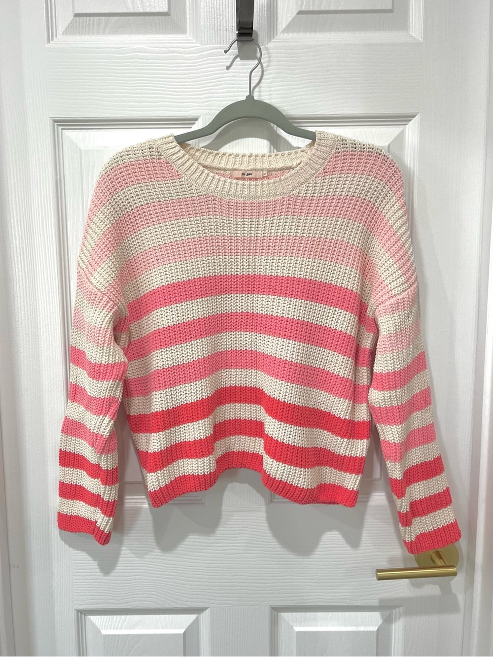 Francesca’s Pink Knit Sweater
